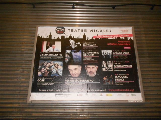 Teatre micalet – programación diciembre