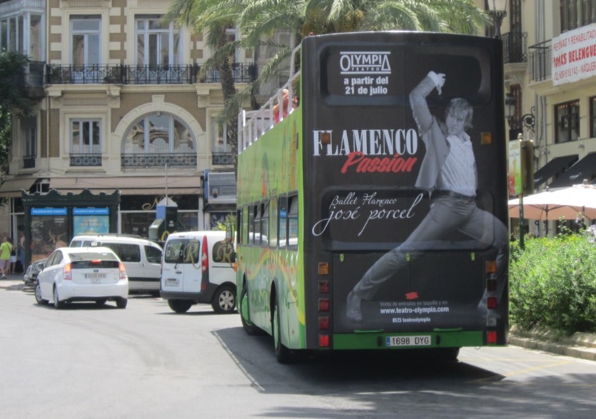 Publicidad bus turístico – José Porcel