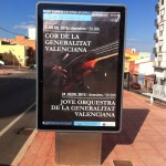 Publicidad mupis – Cor de la Comunitat Valenciana