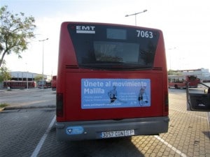 Publicidad autobuses – Polideportivos Malilla y Torrefiel 2015