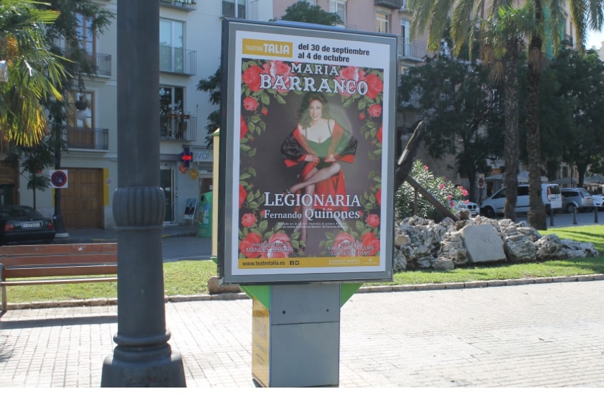 Publicidad mupis – Teatre Talia Legionaria