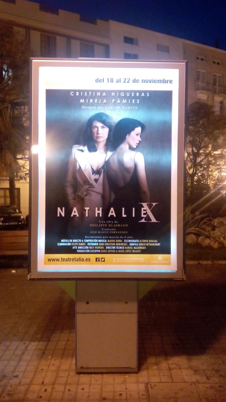 Publicidad mupis – Nathalie X