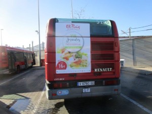 Publicidad autobuses – Jornadas gastronómicas del Puig 2016
