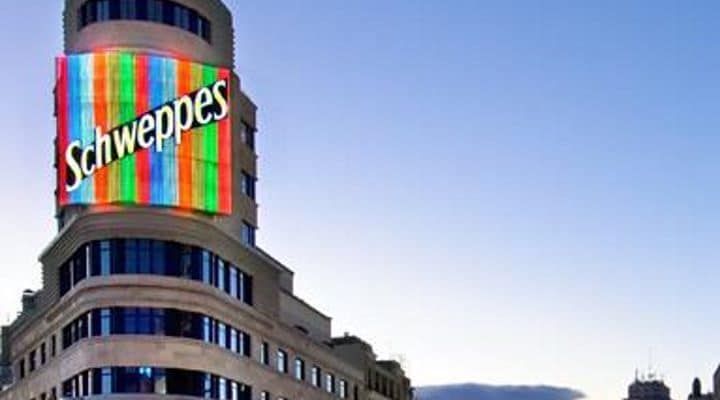 Publicidad en rótulos luminosos
