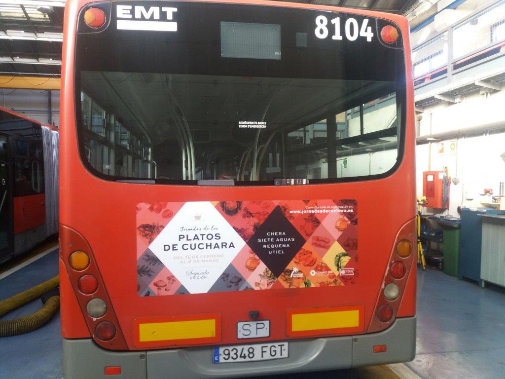 Publicidad autobuses, publicidad exterior, publicidad Valencia