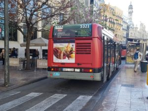 X Jornadas Gastronómicas, Publicidad autobuses, Publicidad exterior, jornadas gastronómicas, plaza ayuntamiento