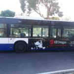 Publicidad autobuses, Publicidad exterior, concierto de Alicante, el drogas