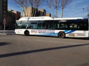 publicidad autobuses en Salamanca