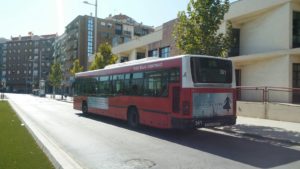publicidad en autobuses Granada